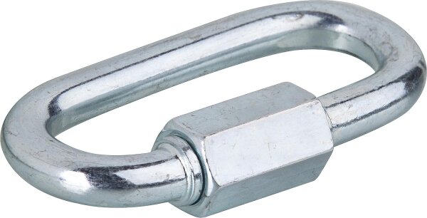 Kettenschnellverschluss verz. Größe 6x45mm, Tragekraft 200kg