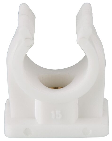 PP-Rohrclips einfach 6mm, M6 VPE: 100