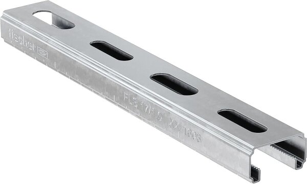 Montageschiene FLS verzinkt, Profil 17/31 Länge 2m