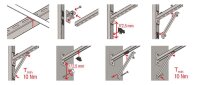 Winkelstütze WS 31-45° für FLS-System