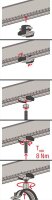 Schiebemutter FSM Clix M M8, für FLS-System