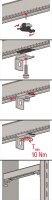 Montagewinkel MWU 90° für FLS-System