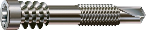 Terrassenschraube SPAX, Edelstahl A2 Fixiergewinde für Aluminiumkonstruktion Ø 5,0x44 mm, VPE 100 Stück