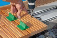 Terrassenschraube SPAX, Edelstahl A2 Fixiergewinde für Aluminiumkonstruktion Ø 5,0x44 mm, VPE 100 Stück