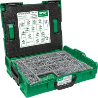 Schraubensortiment SPAX WIROX, 2453-teilig, in L-BOXX 102