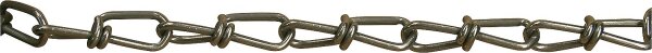 Knotenkette K28, DIN 5686-3.1 Draht-Ø 2,8 mm, Länge 30 m, Stahl, verzinkt