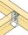Balkenschuhe Typ I 80 x 130 mm feuerverzinkt (tzn)