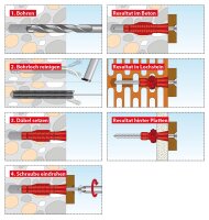 Allzweckdübel TRI 8x51 VPE = 100 Stück
