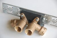 Schalltrenner 1 mit 2 Bohrschrauben