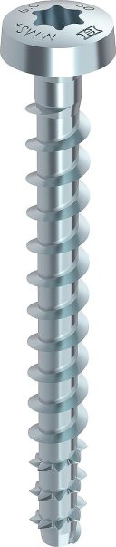 Beton- & Mauerwerkschraube Heco, Multi-Monti plus m. Halbrundkopf, Ø 7,5x35 mm, VPE = 100 Stück