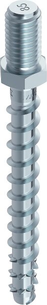 Beton- & Mauerwerkschraube Heco, Multi-Monti plus, mit AG M8, ø 7,5x60 mm, VPE = 50 Stück