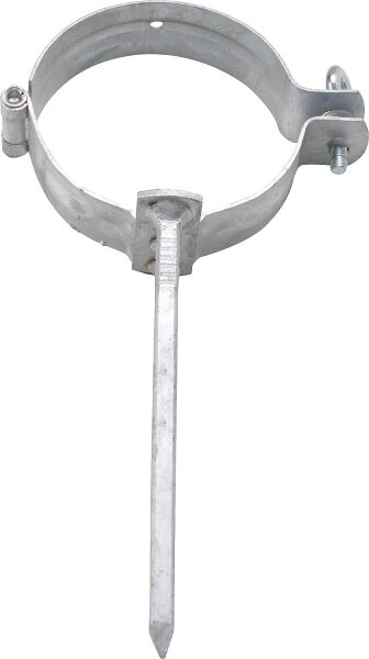 Regenrohrschelle DN80 Stahl verzinkt, mit Stift 140mm