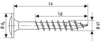 Tellerkopfschraube SPAX Wirox Teilgewinde T-STAR Plus Ø 6x200 mm, VPE = 50 Stück