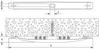 Kabelbügel KB 8 für 8x Nym 3x1,5mm ² VPE: 50 Stück