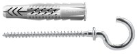 Universaldübel mit Rundhaken UX R 8x50 VPE: 25...