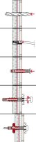 Dübel Fischer Duo Seal 6x38 S A2 inkl. Schraube 4,5x60 VPE=50