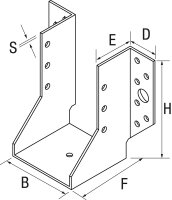 Balkenschuh Typ BSNN 80 x 120, feuerverzinkt (tzn)