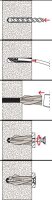 Fischer-Gasbetondübel GB Typ GB 8mm VPE=25