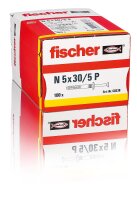 Fischer-Nageldübel Typ N 5x30 P VPE=100