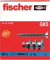 Fischer-Gipskartondübel GK Typ GKS VPE=50