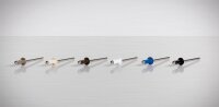 Blindniete PolyGrip Alu/Nirosta D=4x13, RAL 9011...