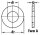 Scheiben Form A DIN 125 ø 13 mm, VPE = 10 Stück