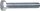 Sechskantschrauben 8.8 DIN 933 mit Gewinde bis Kopf, ø 10x70 mm, VPE = 10 Stück
