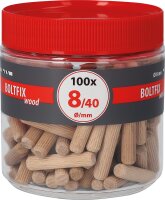 Holzdübel TOX Boltfix wood 8x40 mm, Riffeldübel...