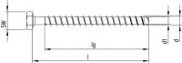 Beton-& Mauerwerkschraube Multi-Monti® Heco...