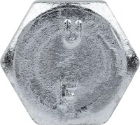 Sicherheitsschraube, verzinkt mit Sechskantkopf 7x120mm VPE 200