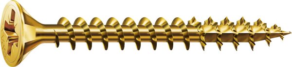 Senkkopfschraube SPAX® YELLOX® Vollgewinde Kreuzschlitz ø 3,5 x 35 mm, VPE = 1000 Stück