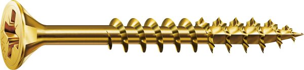 Senkkopfschraube SPAX® YELLOX® Teilgewinde Kreuzschlitz ø 4,0 x 50 mm, VPE = 500 Stück
