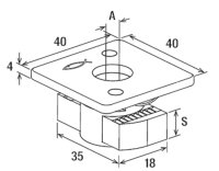 Schiebemutter Fischer, FCN Clix M M12