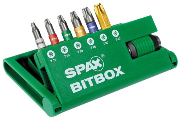 BITBOX SPAX® T - STAR Plus T 10 - 40 Bits + Bithalter 7 - teilig