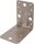 Schwerlast-Winkelverbinder 90 x 90 x 65 mm, mit Sicke DURAVIS®, Material: Stahl, sendzimirverzinkt, Oberfläche: rostbraun