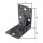 Schwerlast-Winkelverbinder 90 x 90 x 65 mm, mit Sicke DURAVIS®, Material: Stahl, sendzimirverzinkt, Oberfläche: rostbraun