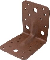 Schwerlast-Winkelverbinder 105 x 105 x 90 mm, mit Sicke DURAVIS®, Material: Stahl, sendzimirverzinkt, Oberfläche: schwarz-diamant