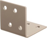 Winkelverbinder DURAVIS® 40 x 40 x 40 mm, Material: Stahl, sendzimirverzinkt, Oberfläche: perlbeige RAL 1035