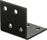 Winkelverbinder DURAVIS® 40 x 40 x 40 mm, Material: Stahl, sendzimirverzinkt, Oberfläche: schwarz-diamant