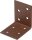 Winkelverbinder DURAVIS® 50 x 50 x 40 mm, Material: Stahl, sendzimirverzinkt, Oberfläche: rostbraun