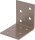 Winkelverbinder DURAVIS® 50 x 50 x 40 mm, Material: Stahl, sendzimirverzinkt, Oberfläche: rostbraun