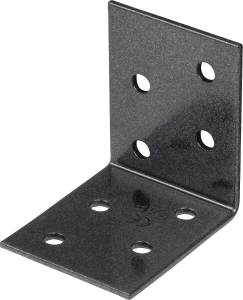 Winkelverbinder DURAVIS® 50 x 50 x 40 mm, Material: Stahl, sendzimirverzinkt, Oberfläche: schwarz-diamant