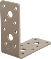 Winkelverbinder DURAVIS® 90 x 90 x 40 mm, Material: Stahl, sendzimirverzinkt, Oberfläche: perlbeige RAL 1035