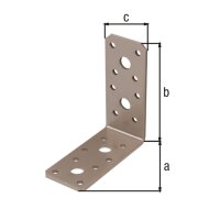 Winkelverbinder DURAVIS® 90 x 90 x 40 mm, Material: Stahl, sendzimirverzinkt, Oberfläche: perlbeige RAL 1035