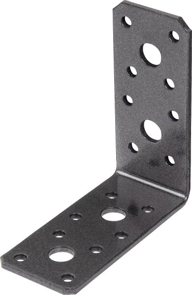 Winkelverbinder DURAVIS® 90 x 90 x 40 mm, Material: Stahl, sendzimirverzinkt, Oberfläche: schwarz-diamant