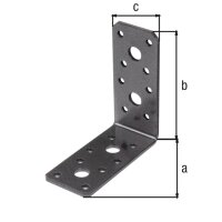 Winkelverbinder DURAVIS® 90 x 90 x 40 mm, Material: Stahl, sendzimirverzinkt, Oberfläche: schwarz-diamant