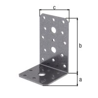 Winkelverbinder DURAVIS® 100 x 60 x 60 mm, Material: Stahl, sendzimirverzinkt, Oberfläche: perlbeige RAL 1035