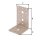 Winkelverbinder DURAVIS® 100 x 60 x 60 mm, Material: Stahl, sendzimirverzinkt, Oberfläche: perlbeige RAL 1035