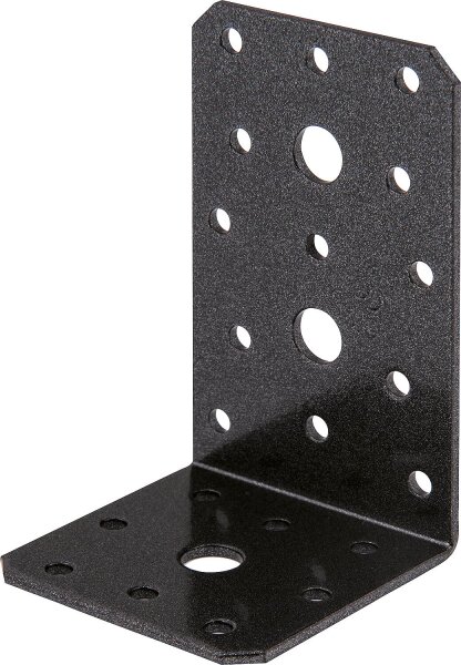 Winkelverbinder DURAVIS® 100 x 60 x 60 mm, Material: Stahl, sendzimirverzinkt, Oberfläche: schwarz-diamant