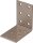 Lochplattenwinkel DURAVIS® 60 x 60 x 40 mm, Material: Stahl, sendzimirverzinkt, Oberfläche: perlbeige RAL 1035